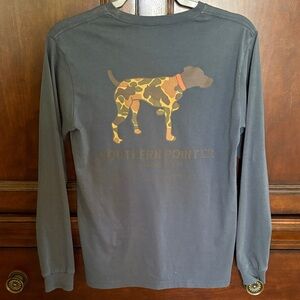 ✨ LIKE NEW ✨ Southern Point Camo Dog long sleeve shirt, YL
